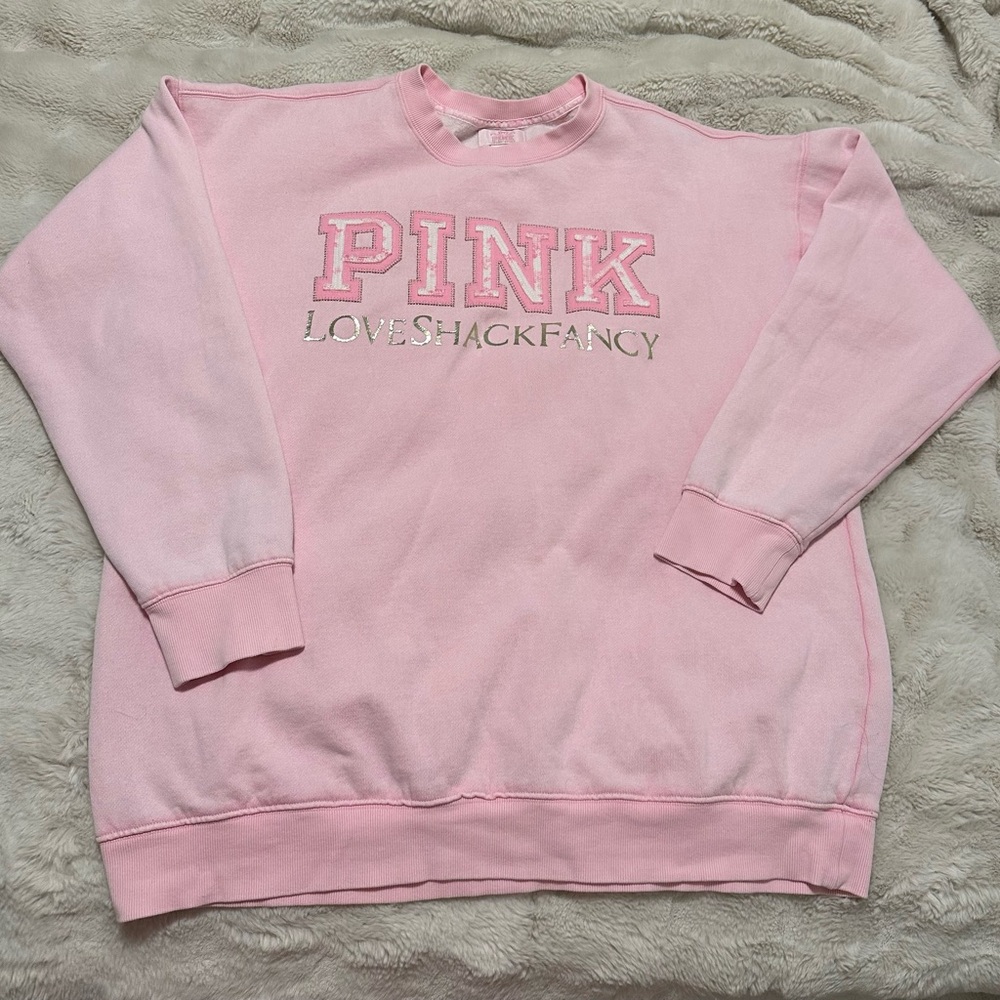 PINK Victoria's Secret Light Pink Sweatshirt